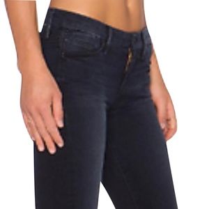 Mother Denim High Waisted Looker Ankle Fray